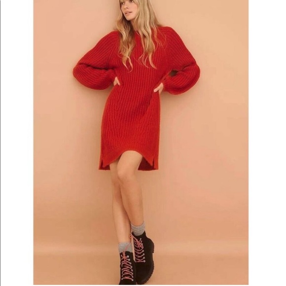 ✨ Anthropologie Melia Tunic Sweater Dress Sz LP